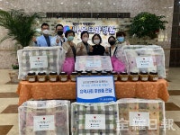 전주나은요양병원, 동일노인복지센터에 취약계층 후원물품 전달