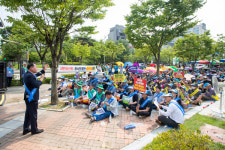 군산시의회 의원과 군산지역 시민단체 등 새만금 관할권 사수 결의