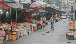 한산한 추석 전 남부시장