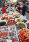 추석 앞둔 전주 중앙시장 반찬가게