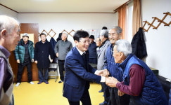 최훈식 장수군수, 7개 읍·면 경로당 방문새해 인사