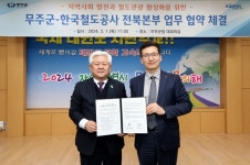 무주군, 한국철도공사 전북본부 업무 협약 체결