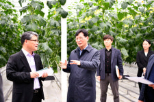 장수군, 임상규 행정부지사와  청년 스마트팜과 트레일빌리지 현장 방문