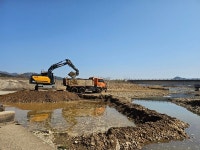 정읍 산외면 용두교~신촌교 하도 준설 수해 피해 예방