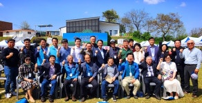 나주 노안 초등학교 개교 100주년 기념행사, 한마음 동문들 기념비 제막