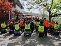 임실경찰 전동휠체어 눈에 띄네~