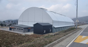 장수군, 전천후 실내 테니스장 개장