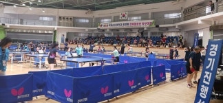 군산대 총장배 전북동호인 탁구대회 성료