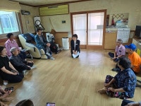 신임 임미경 황산면장 경로당 방문 소통행정 시작