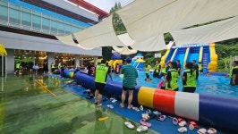진안군청소년수련관, 여름방학섬머워터파크 물축제성료