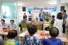  나주 윤시장 직접 현장 점검,  무더위 쉼터,경로당 순회 애로 청취