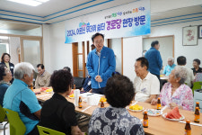  나주 윤시장 직접 현장 점검,  무더위 쉼터,경로당 순회 애로 청취