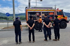 장수소방서, 산불진화 위한  험지펌프차 조작 훈련 실시