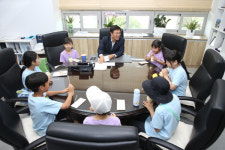 정읍 서신초 학생들, 정읍시청 찾아 시정 체험