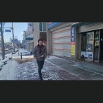 눈 쌓인 인도 직접 쓸던 권익현 부안군수 잔잔한 감동