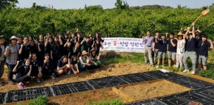 내손으로 정원 가꾸기 구슬땀 천안 동성중서 학교정원 만들기 프로젝트