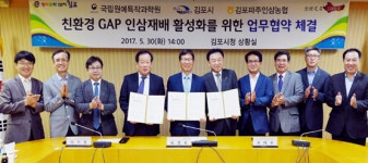 김포파주 친환경 GAP 인삼재배 활성화