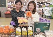 하나로마트 “무농약 3색 버섯 사세요”