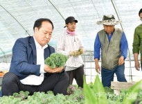정동균 양평군수, 영농현장 애로사항 청취