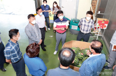 진안·임실군수, 농산물 출하 현장 찾아