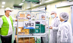 남해먹거리통합지원센터 농업인-학교 상생모델 주목