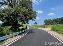 예산군, 고덕면 오추-오추간 도로 확포장공사 완료