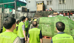 우리 손으로 깨끗하게…농협가락공판장 합동 환경정비 실시