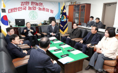 한종협, 정희용·박덕흠·서천호 의원에 6대 농정건의사항 전달