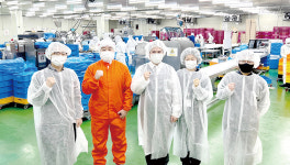 이오수 경기도의원, 김밥 제조업체 현장 방문…경기미 소비 활성화 논의