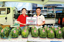 한농연광양시연합회, 수박 직거래 장터 호응