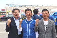 전북 지방선거 뛰는 한농연 출신 후보들···최흥식 회장 현장 격려