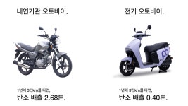 탄소 감축 거래로 전기 오토바이를 반값에 파는 비결.