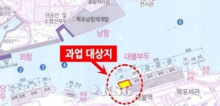 목포항 대불부두에 2만t급 철재부두 건설