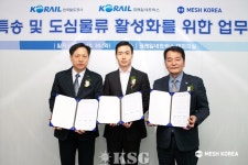 메쉬코리아, 코레일-코레일네트웍스와 3자 MOU 체결