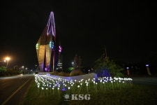 여수광양항만공사, 항만대로 내 LED 경관 조명 조성