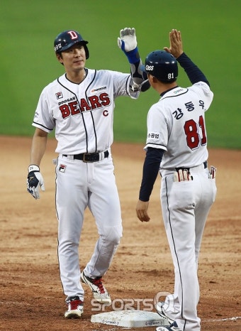 [포토Q] 적시타, 두산 김재호, '이제 시작이야'