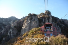 힘쎈여자 도봉순 촬영지 완주 대둔산, 등산코스 쉽네...케이블카 타면 금세 구름다리로!