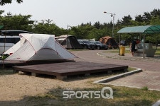 강원도 고성 송지호오토캠핑장 가격 적당해 사이트예약 활발! 동서고속도로 개통되면 송지호해수욕장·속초해변·화진포·가진항도 가기쉬워