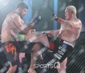 [포토Q] 임준수 경기를 한번에 뒤집은 강력한 펀치 (엔젤스파이팅(AFC) 05)