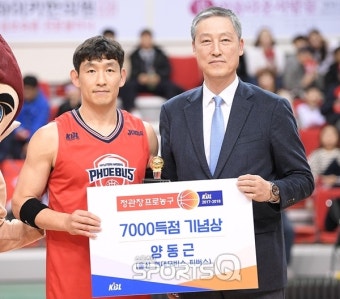 [포토Q] 울산 현대모비스 양동근, '통산 7000득점'