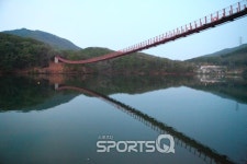 마장호수흔들다리, 감악산출렁다리보다 더 감동! 진달래 철쭉 호반둘레길과 낙조 환상적.. 그 외 파주에서 가볼만한 곳은 헤이리예술마을... 