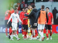 [포토Q] 피파랭킹 5위 우루과이에게 2-1로 승리한 한국 대표팀 (축구대표팀 한국-우루과이 평가전)