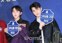 [포토Q] 그루비룸 휘민-규정 자신감이 드러나는 그루비룸 팀 (고등래퍼3 제작발표회)