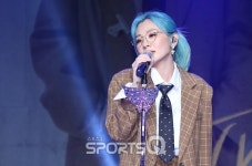 [포토Q] 볼빨간사춘기 안지영 완벽 소화한 민트 컬러 헤어