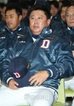 [포토Q] 창단기념식에 참석한 두산 김태형 감독