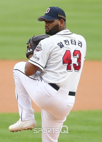 [포토Q] 두산 알칸타라 '시즌 10승 고지는 내가 먼저'