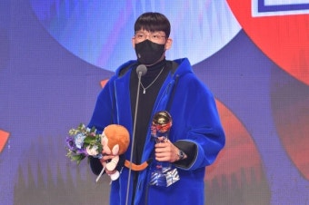 '미운오리새끼' SK 최준용, 놀라운 변신 '백조 날다' [프로농구 시상식]