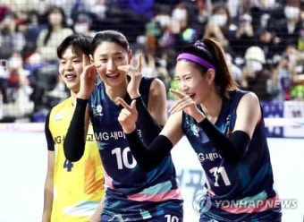 김연경+김수지, 절친의 핑크빛 우승 조준 [V리그]