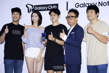 [S포토+] 이말년 나라 박명수 기안84, 노트7 엄지척 (SKT 갤럭시 노트7)