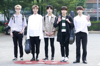 [S포토+] 데이식스, '우리는 데이식스' (뮤직뱅크 출근길)